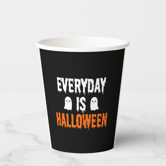 Elke dag is halloween papieren bekers (Voorkant)