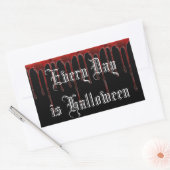 Elke dag is Halloween Rechthoekige Sticker (Envelop)