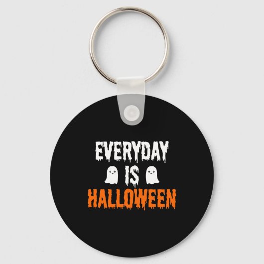 Elke dag is halloween sleutelhanger (Voorkant)