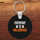 Elke dag is halloween sleutelhanger (Voorkant)