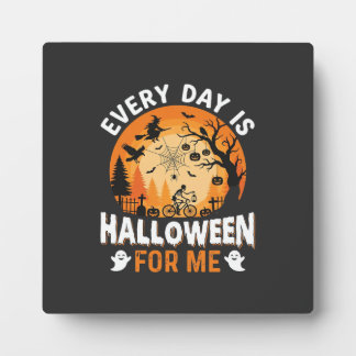 Elke Dag Is Halloween Vintage T-shirt Ontwerp Fotoplaat