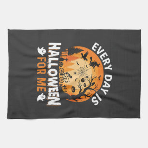 Elke Dag Is Halloween Vintage T-Shirt Ontwerp Theedoek