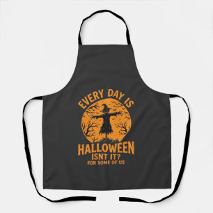 Elke Dag Is Halloween Vogeverschrikker Heks Ontwer Schort