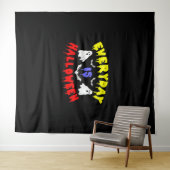 Elke dag is Halloween Wandkleed (In Situ (horizontaal))