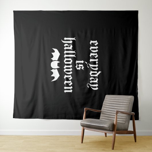 Elke dag is halloween wandkleed (In Situ (horizontaal))