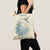 Elke dag is het Aardedag Kolibrie Vogel Tote Bag (Dichtbij)
