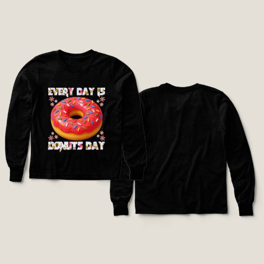 Elke dag is het donuts dag (Voorkant /achterkant)