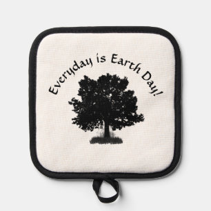 Elke dag is het Earth Day Design Pannenlap