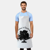 Elke dag is het Earth Day Design  Schort (Gedragen)