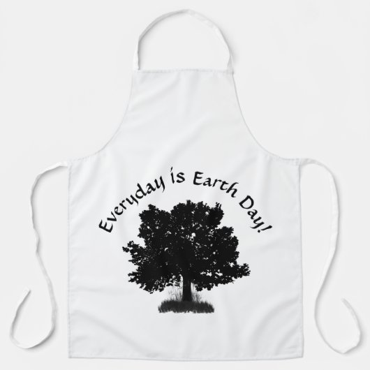 Elke dag is het Earth Day Design  Schort (Voorkant)