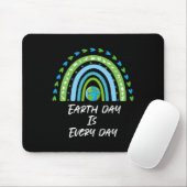 Elke dag is het Earth Day Planet Save Environment Muismat (Met muis)