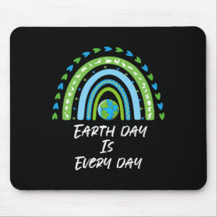 Elke dag is het Earth Day Planet Save Environment Muismat