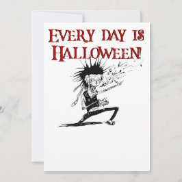 Elke dag is het Halloween! Kaart