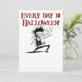 Elke dag is het Halloween! Kaart (Staand voorkant)
