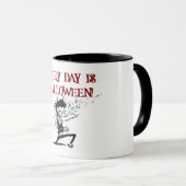Elke dag is het Halloween! Mok (Voorkant rechts)