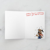 Elke dag is het Kerstmis als je in LUVV bent Feestdagen Kaart (Binnen)