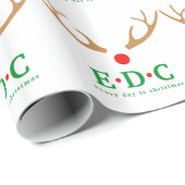 Elke dag is het Kerstmis  Cadeaupapier (Rol Hoek)