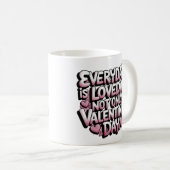 Elke dag is het Love Day Romantic Design Koffiemok (Voorkant rechts)