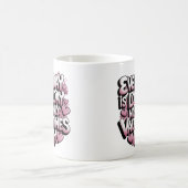 Elke dag is het Love Day Romantic Design Koffiemok (Center)