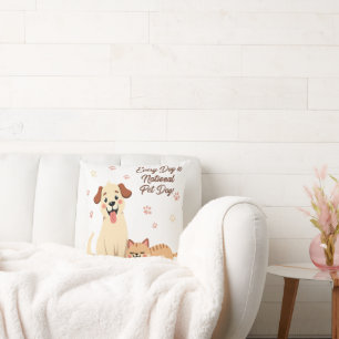 Elke dag is het nationale dierendag – Schattigee h Kussen