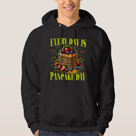 Elke dag is het pannenkoekendag hoodie (Voorkant)