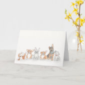 Elke dag is het puppy day card kaart (Gele Bloem)