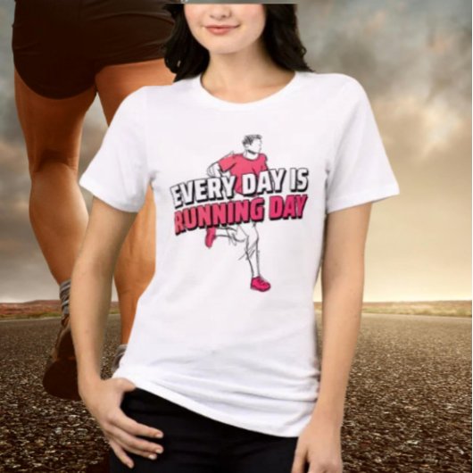 Elke dag is het Running Day Shirt - Runner Vibes