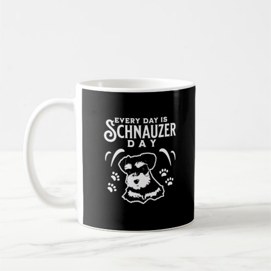 Elke dag is het Schnauzer Day Koffiemok (Links)