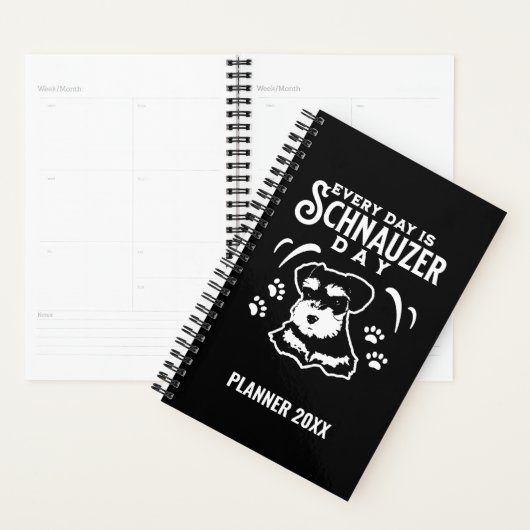 Elke dag is het Schnauzer Day Planner (Display)
