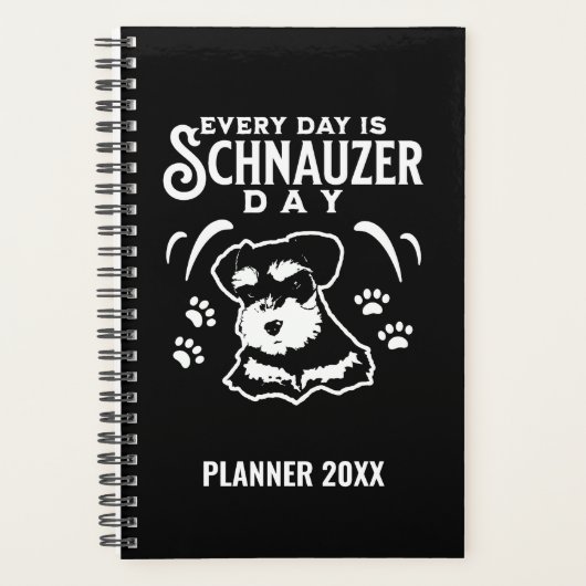Elke dag is het Schnauzer Day Planner (Voorkant)