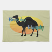 Elke dag is Hump Dag Theedoek (Horizontaal)