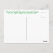 Elke Dag is Kerstmis Ansichtkaart Briefkaart (Achterkant)