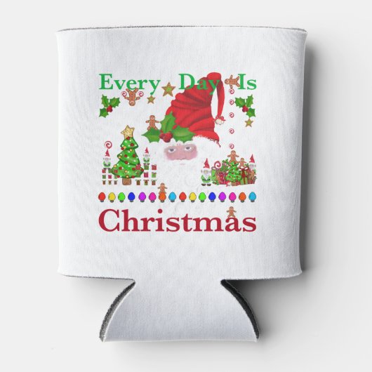 Elke dag is Kerstmis Blikjeskoeler (Voorkant)