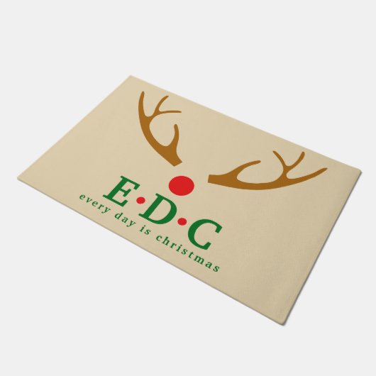 Elke Dag is Kerstmis Deurmat (Schuin)