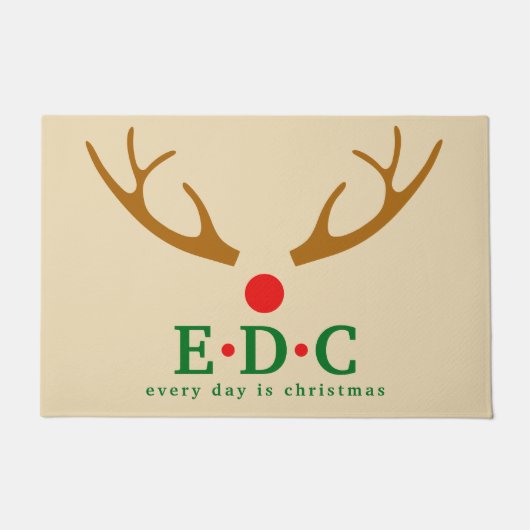 Elke Dag is Kerstmis Deurmat (Voorkant)