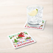 Elke dag is Kerstmis Kartonnen Onderzetters (Insitu)