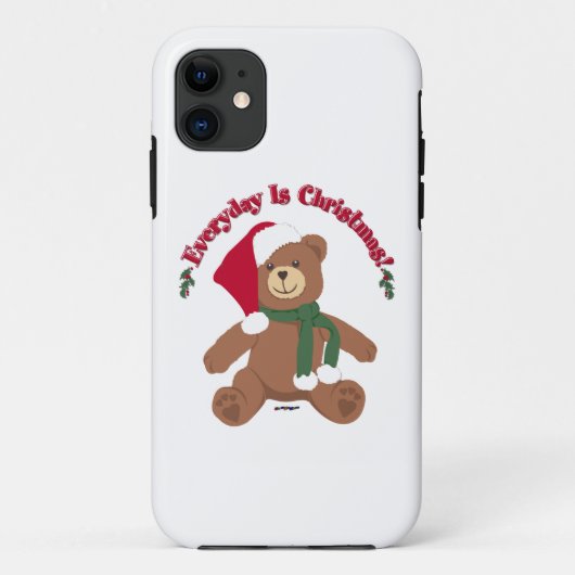 Elke dag is Kerstmis. Kerstduitse Beer Case-Mate iPhone Case (Achterkant)