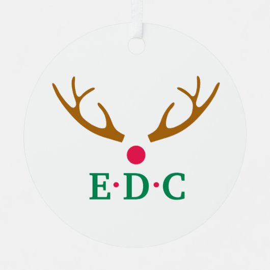 Elke Dag is Kerstmis Metaal Ornament (Voorkant)