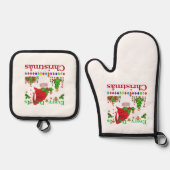 Elke dag is Kerstmis Ovenwant & Pannenlap Set (Voorkant)