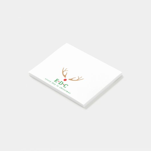 Elke Dag is Kerstmis   Post-it® Notes (Schuin)