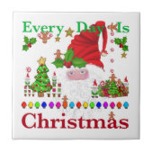 Elke dag is Kerstmis Tegeltje (Voorkant)