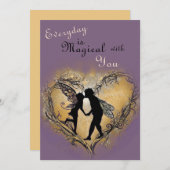 Elke dag is magisch met je milde Valentijnse  Feestdagenkaart (Voorkant / Achterkant)