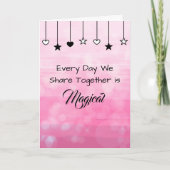 Elke Dag is Magisch | Valentijnsdag   Kaart (Voorkant)