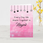 Elke Dag is Magisch | Valentijnsdag   Kaart (Gele Bloem)