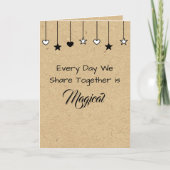 Elke Dag is Magisch | Valentijnsdag Kaart (Voorkant)