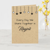 Elke Dag is Magisch | Valentijnsdag Kaart (Gele Bloem)