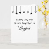 Elke dag is magisch | VALENTIJNSDAG Kaart (Gele Bloem)