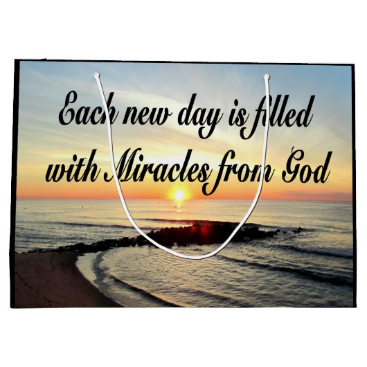 ELKE DAG IS MIRACLINE VAN GOD GROOT CADEAUZAKJE (Achterkant)