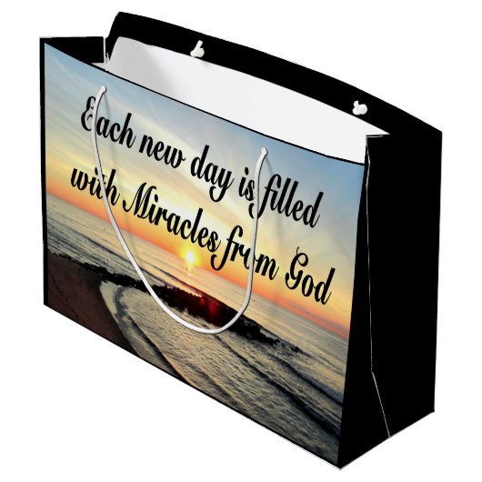 ELKE DAG IS MIRACLINE VAN GOD GROOT CADEAUZAKJE (Achterkant Gekanteld)