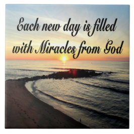 ELKE DAG IS MIRACLINE VAN GOD TEGELTJE